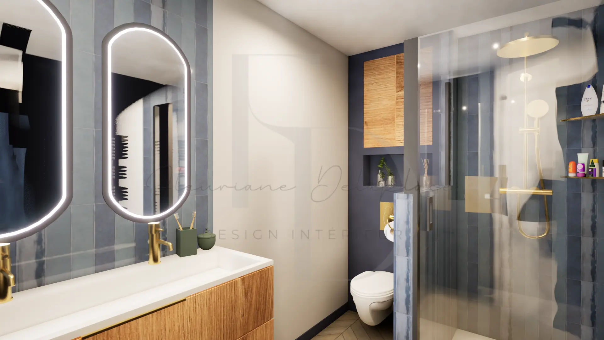 Extension salle de bains après