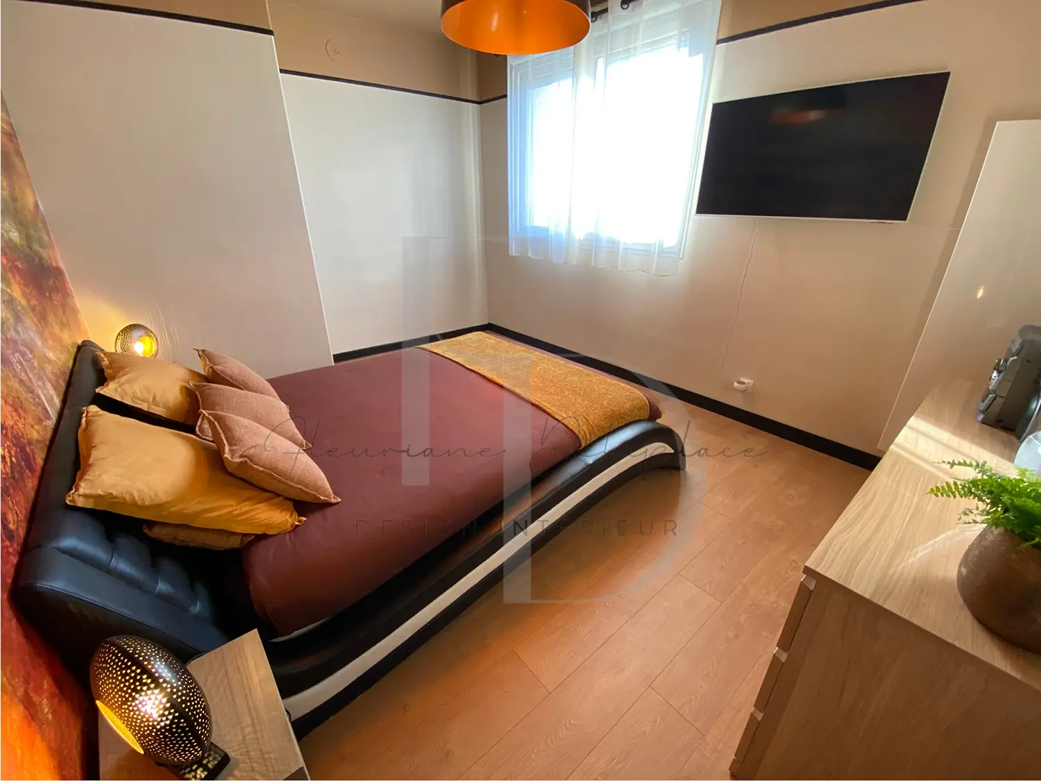 décoration intérieure reims chambre parentale tons chauds